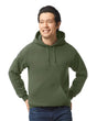 Gildan 18500 Heavy Blend Pullover Hoodie - Military Green, Classic Fit, Double-Lined Hood (1 Piece)