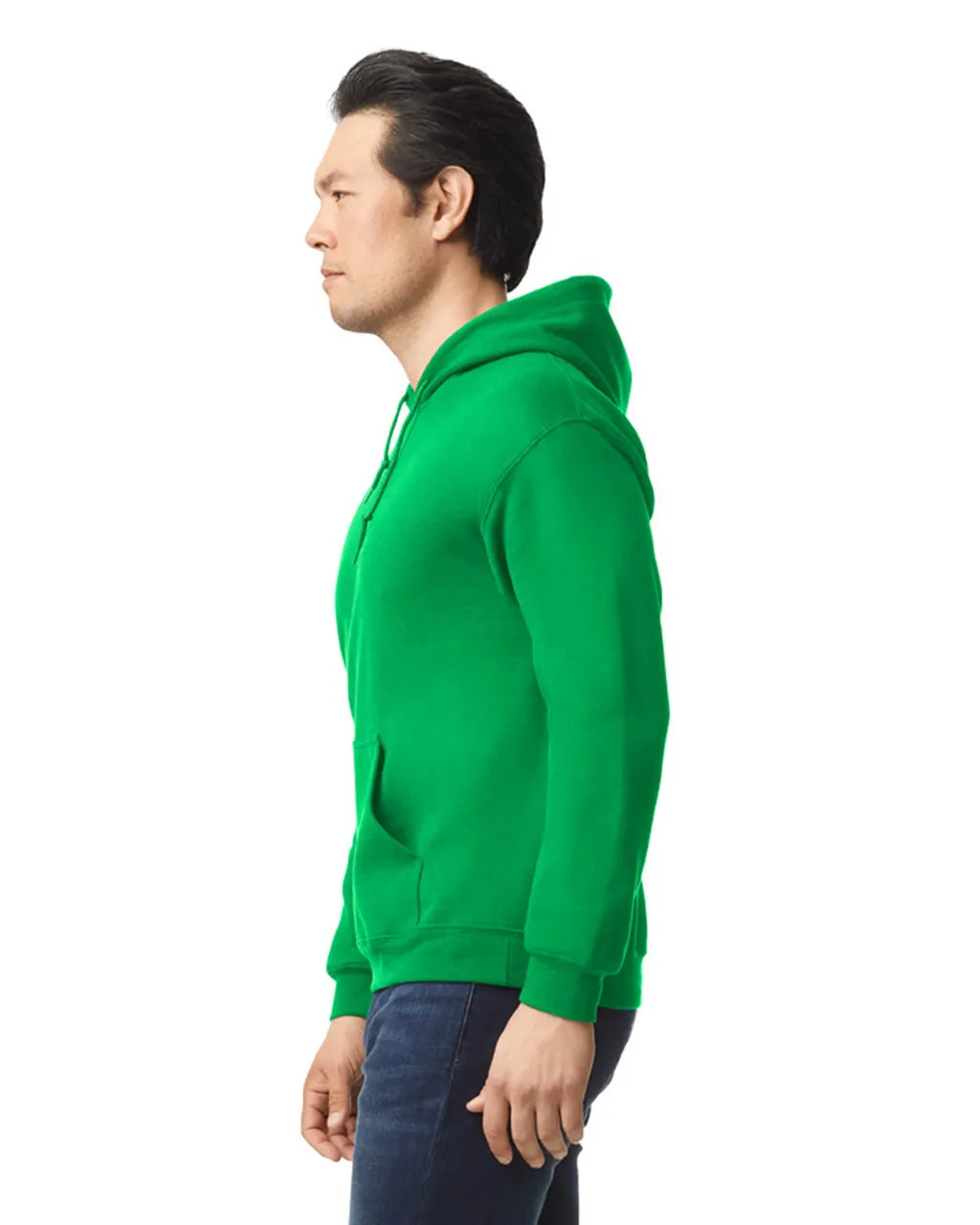 Gildan 18500 Pullover Hoodie - Heavy Blend Cotton Polyester Fabric - Irish Green (1 Hoodie)