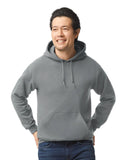 Gildan 18500 Pullover Hoodie Cotton Blend Fabric - Graphite Heather, Classic Fit, Double-Lined Hood (1 Piece)