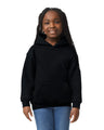 Gildan 18500B Youth Pullover Hoodie - Black, Fleece Fabric, Black, Classic Fit (1 Unit)