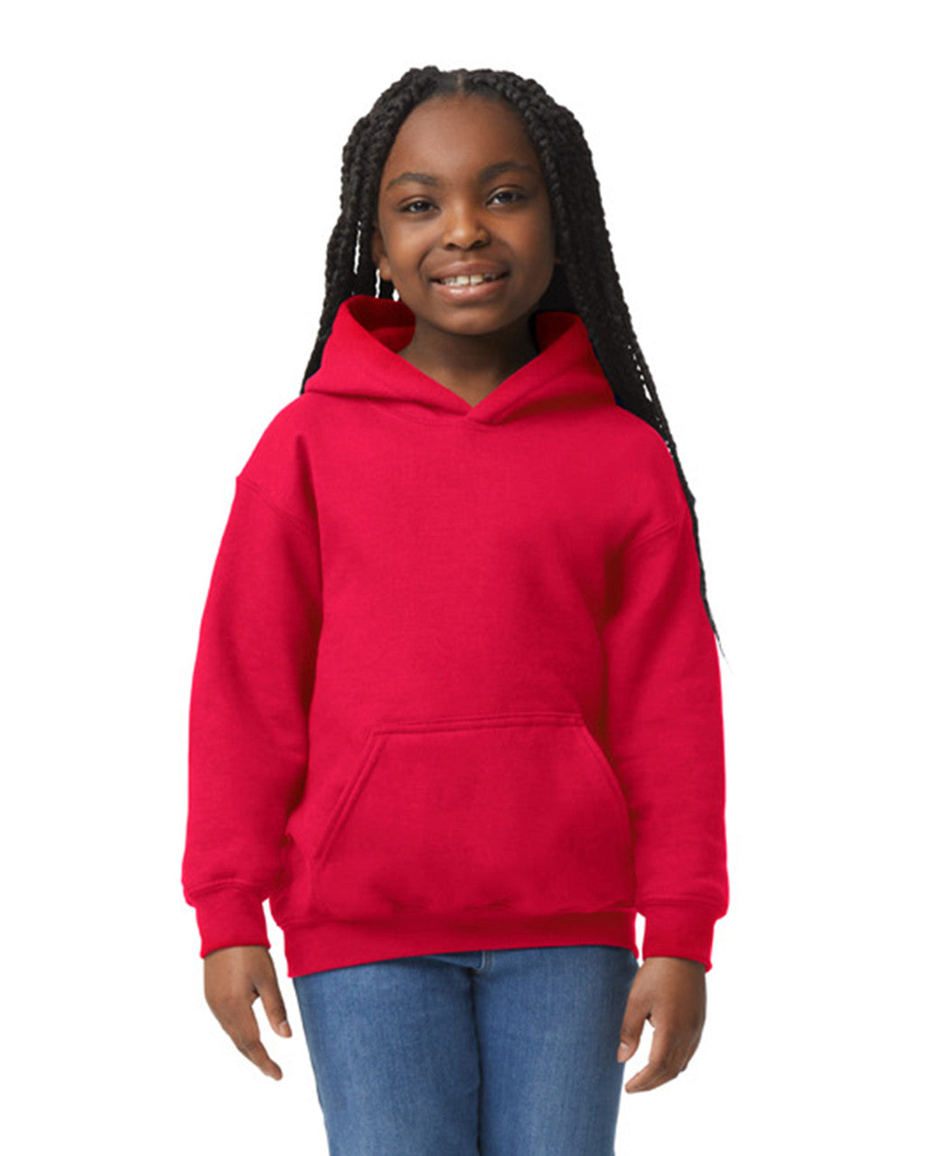 Gildan 18500B Youth Pullover Hoodie - Red