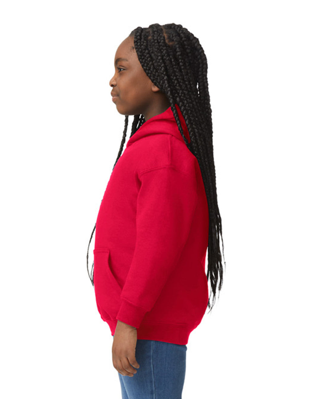 Gildan 18500B Youth Pullover Hoodie - Red