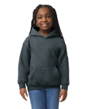 Gildan 18500B Youth Pullover Hoodie - Dark Heather, Fleece Fabric (XS-XL)