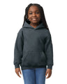 Gildan 18500B Youth Pullover Hoodie - Dark Heather, Fleece Fabric (XS-XL)