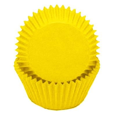 Yellow Glassine Standard Size Baking Cups - 100 Pack