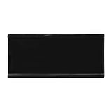 G. E. T. Melamine Plate Black Elegance Series, 9.25" x 4.25" - Case of 24