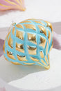 5” Mint Green & Gold Onion Ornament