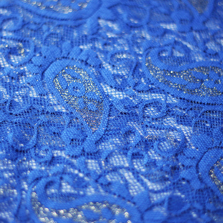Passion Paisley Nylon Spandex Fabric - Assorted Colors, Paisley Lace, 58/60" Width (1 Yard)