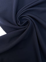 Italian Wool Fabric Blue Black Stretch