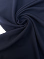 Italian Wool Fabric Blue Black Stretch