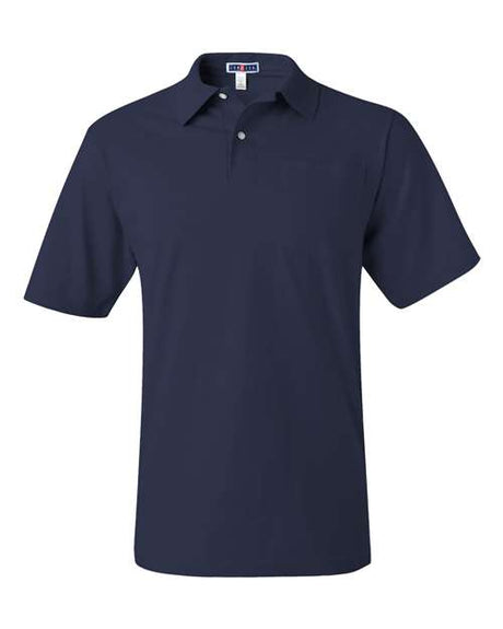JERZEES Men's SpotShield 50/50 Polo with Pocket