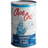 Cape Cod from Chincoteague Chopped Ocean Clams 51 oz. - 12/Case