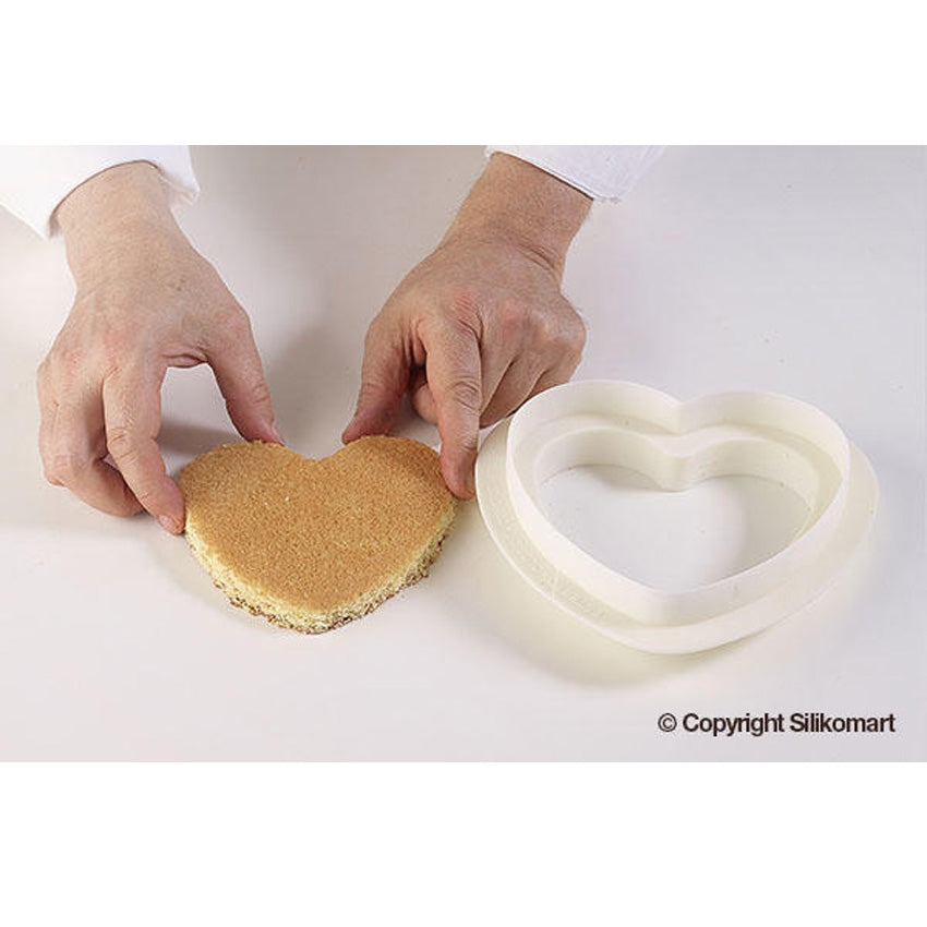 Silikomart TI AMO Heart Silicone Freezing and Baking Mold, 33.81 Oz.