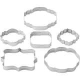 Wilton Plaque Fondant Cut-Out Set, 6 Pc.