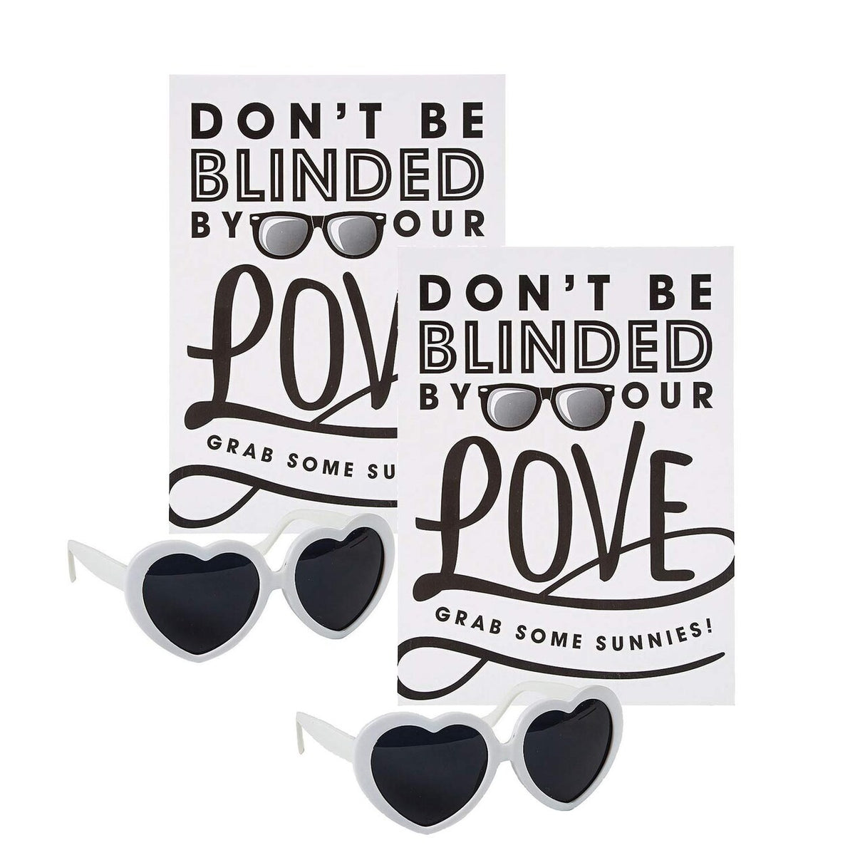 Adults Wedding Sunglasses Favor Kit – Set for 24