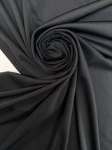 Black Polyamide Elastane Knitted Fabric