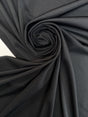 Black Polyamide Elastane Knitted Fabric