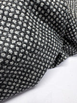 Wool Shades White Black Fabric