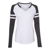 Women's Fine Jersey Mash Up Long Sleeve T-Shirt