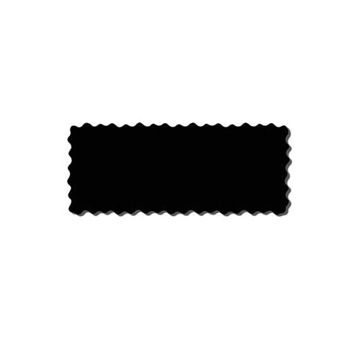 GET Black Rectangular Melamine Display Tray, 23.75" x 9.5" x 0.5" Thick