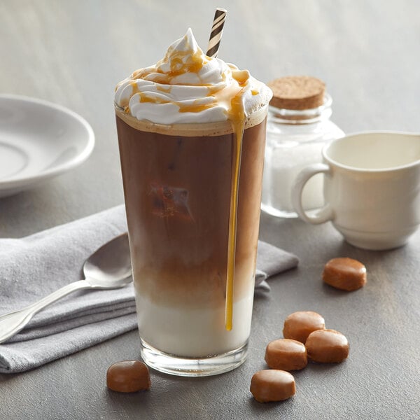 UPOURIA® Caramel Macchiato Cappuccino Mix 2 lb. - 6/Case