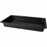 G. E. T. Melamine Food Pan Full Size Insert Pan, 13" x 21" x 2.5" Deep, Black