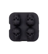 Halloween Skull 4pc Ice Mold Candy Chocolate Cupcakes