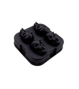 Halloween Skull 4pc Ice Mold Candy Chocolate Cupcakes