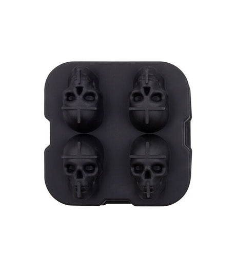 Halloween Skull 4pc Ice Mold Candy Chocolate Cupcakes
