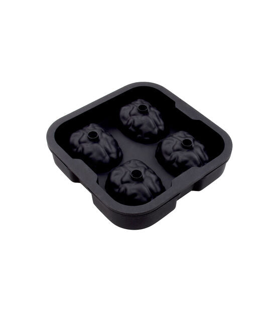 Halloween 3D Brain 4pc Ice Mold Candy Cupcakes Cake Silicone