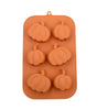 Fall Pumpkin 6pc Treat Mold Candy Cupcakes