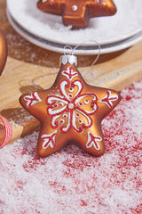 3” Glass Gingerbread Ornament