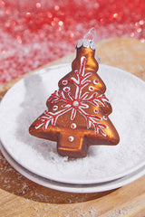 3” Glass Gingerbread Ornament