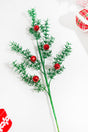 31” Glitter Pine Ball Ornament Spray