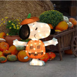 24 Inch Snoopy Jack-O-Lantern Halloween Yard Decoration