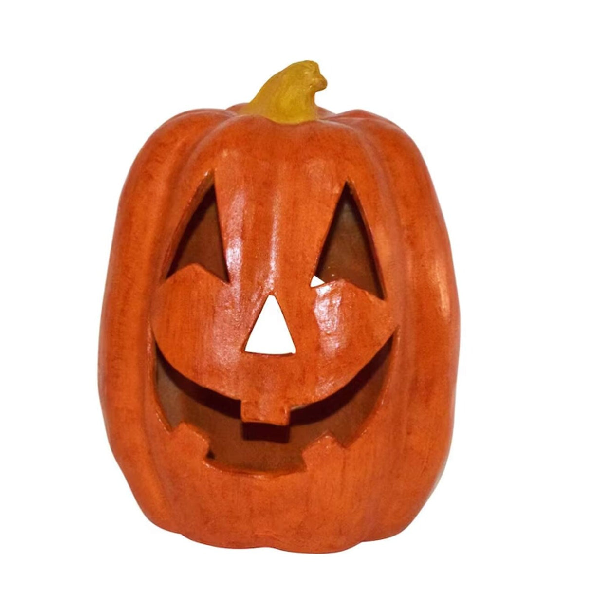 14 in H x 10 in Halloween Tabletop Jack-O-Lantern Pumpkin Decoration