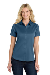 Port Authority® Short Sleeve SuperPro React Twill Women Shirt