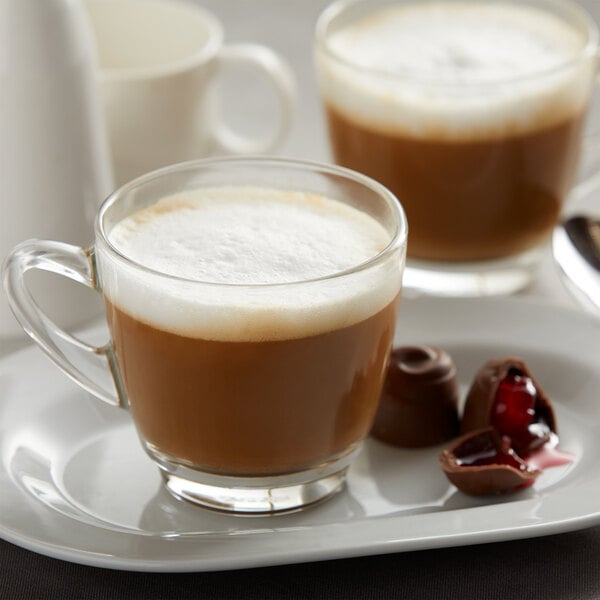 UPOURIA® Black Cherry Hot Chocolate Mix 2 lb. - 6/Case