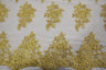 Camilla Embroidery Polyester Fabric - Flower Embroidery With Sequins, Sheer Bridal Lace, 52" Width (1 Yard)