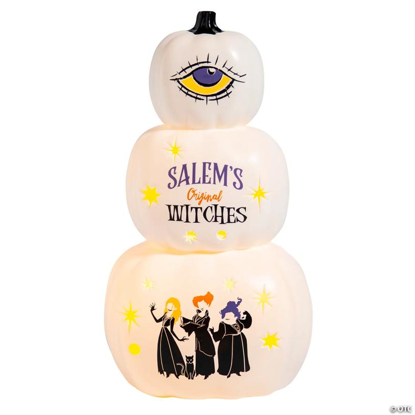 18" Disney's Hocus Pocus Light-Up Stacked Pumpkins Tabletop Decoration