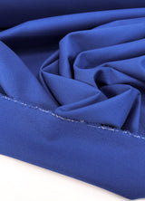 Blue Polyester Viscose Knitted Fabric