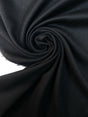 Italian Black Wool Dress Fabric
