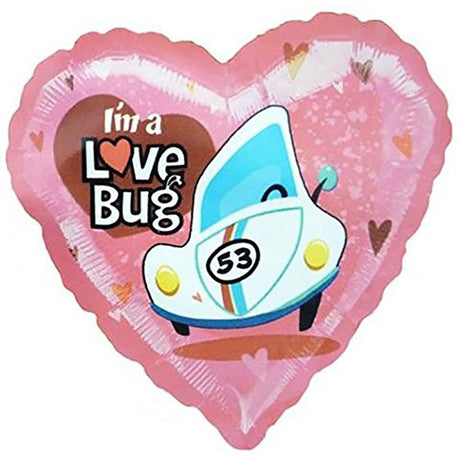 Foil Balloon Herbie The Love Bug 19 Inch