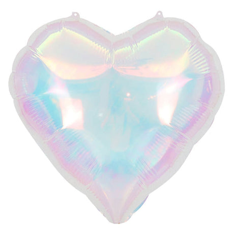 Iridescent Heart Foil Balloon