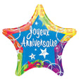 Foil Balloon Joyeux Anniversaire French 19 Inch