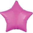 Star Foil Balloon Bright Bubble Gum Pink