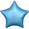 Foil Balloon 19 Inch Star Metallic Pearl Pastel Blue