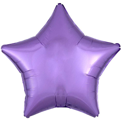 Star Foil Balloon Pearl Lavender