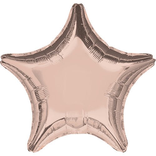 Star Foil Balloon Rose Gold