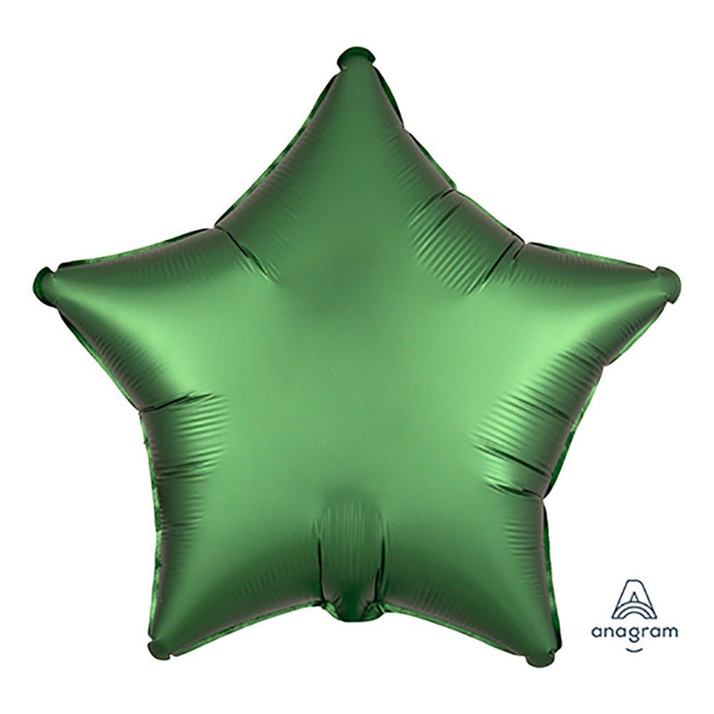 Star Foil Balloon 19 Inch Emerald